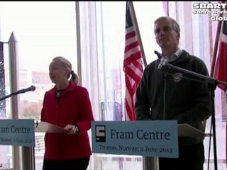 Hillary Clinton Visits and Tours Norway Global News