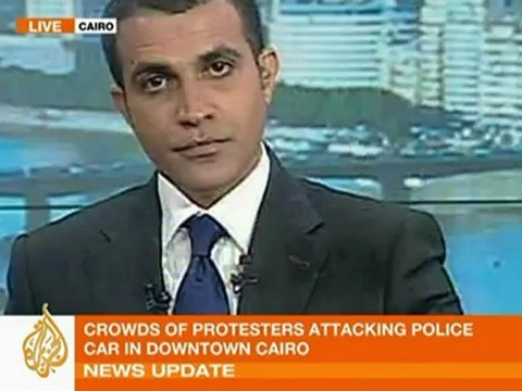 Egyptians renew protests after curfew