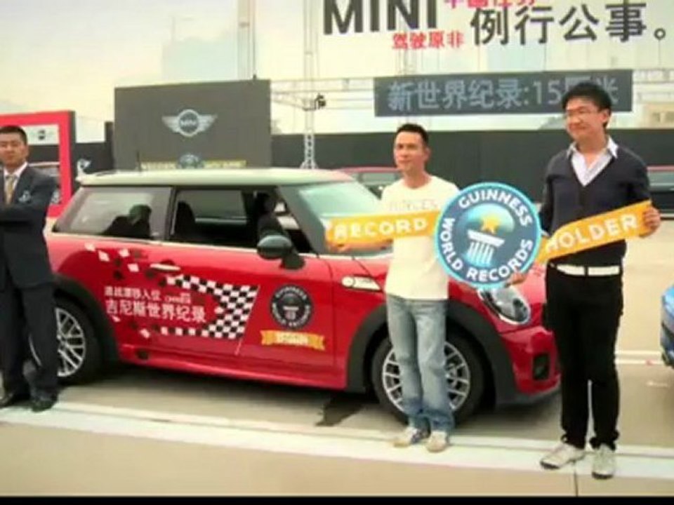 Tightest parallel parking record beaten.