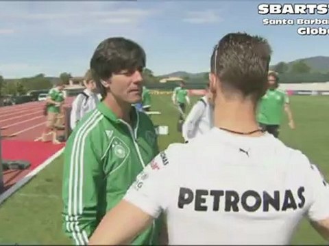 Mercedes-Benz AMG Formula One Racing Team and German Football Team