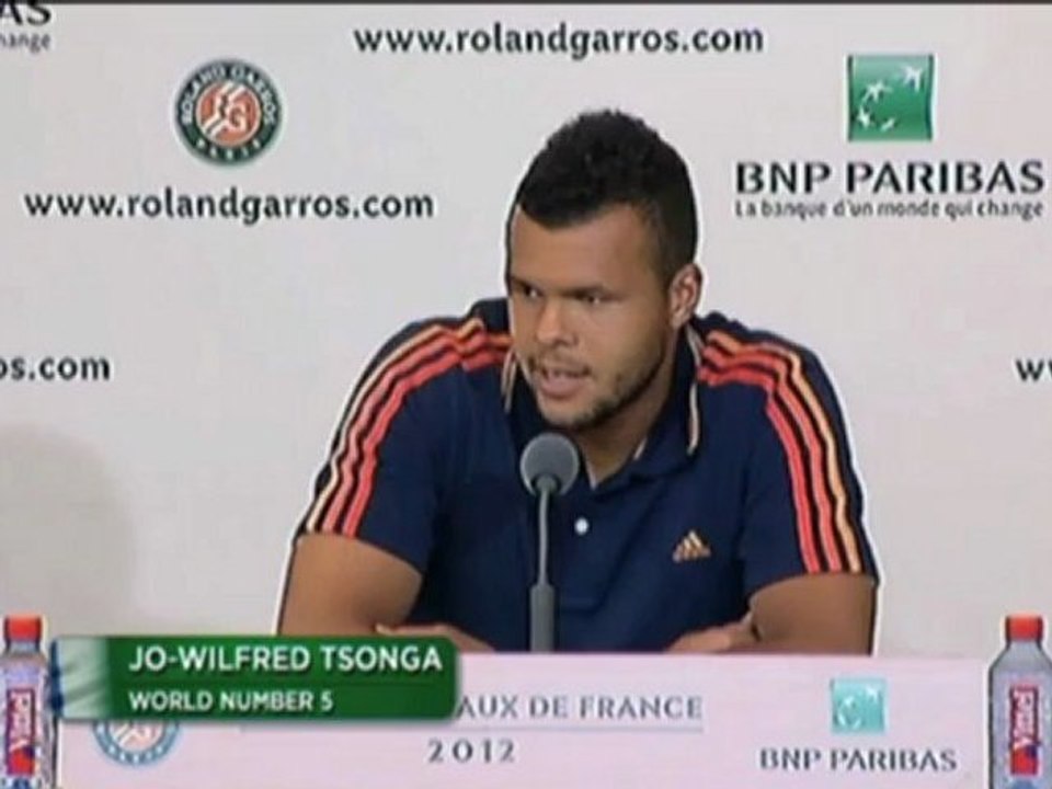 French Open: Tsonga: Jede Menge Emotionen