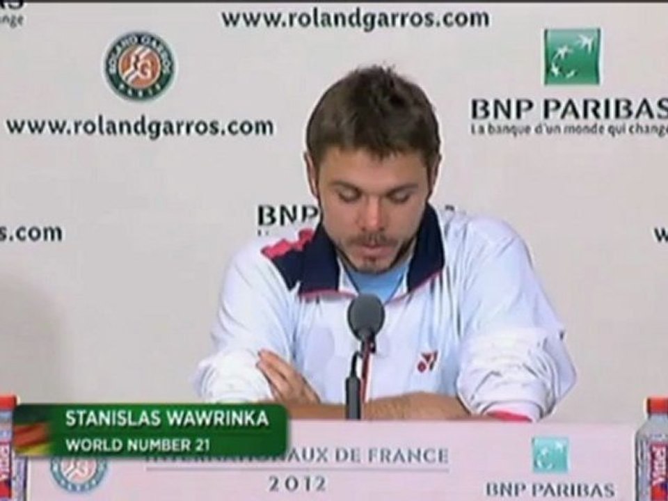 French Open: Wawrinka: 'Habe ein gutes Turnier gespielt'