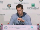 French Open: Murray: Keine Angst vor dem Publikum