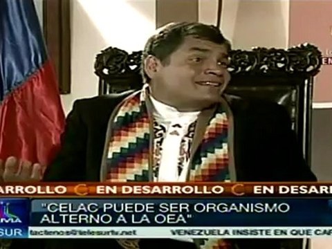 Somos diferentes a Norteamérica: Rafael Correa