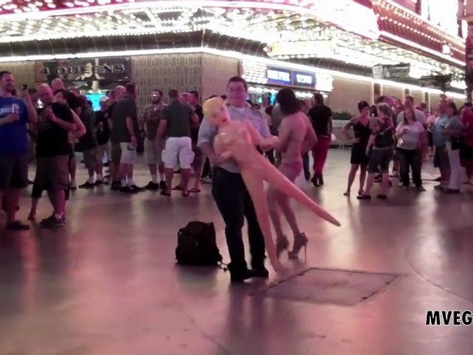 Blow up doll guy VS Bikini guy
