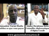 Alpha Ibrahima Kéira, Conseiller diplomatique d'Alpha Condé, et Mamadou Taran Diallo, de PCQVP, chez les Grandes Gueules, après les déclarations du président Alpha Condé