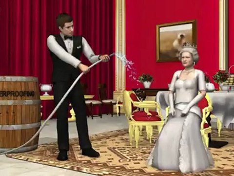 Queen Elizabeth's diamond jubilee a royal party despite rain