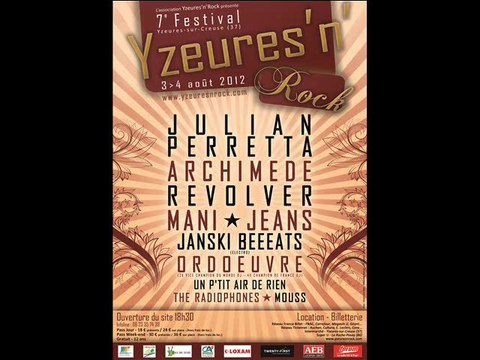 Festival Yzeures'n'Rock 2012 Teaser >> 3-4 août 2012