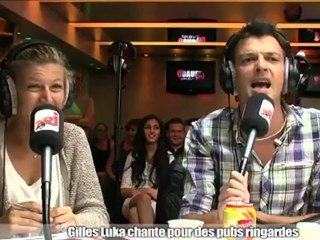 Gilles Luka chante pour des pubs ringardes - YouTube