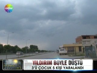 Bursa'da yıldırım düştü - 04 haziran 2012