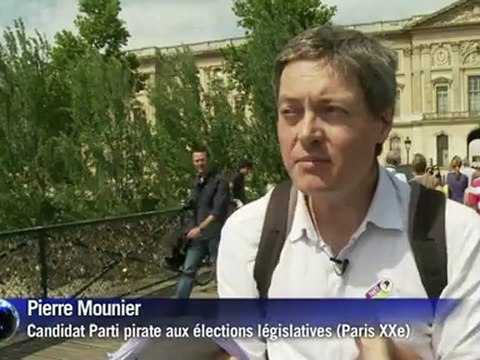 Pierre Mounier: candidat du Parti pirate aux législatives