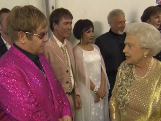 Elton John and the Queen poke fun at Gary Barlow