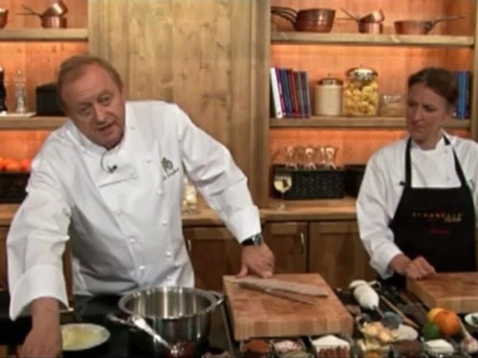 Alfons Schuhbeck kocht Zanderfilet auf Linsengemüse auf www.321kochen.tv