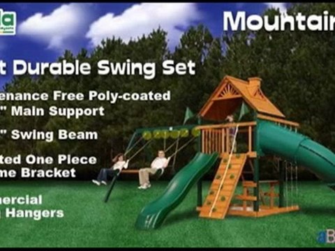 Mountaineer Swing Set Wooden Swing Set