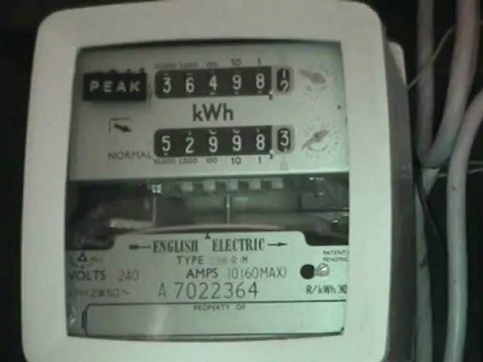 kWh meter  --  English Electric