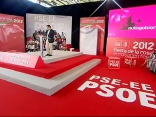 Patxi López defiende "el modelo Euskadi" de crecimiento frente a los "recortes de Rajoy"