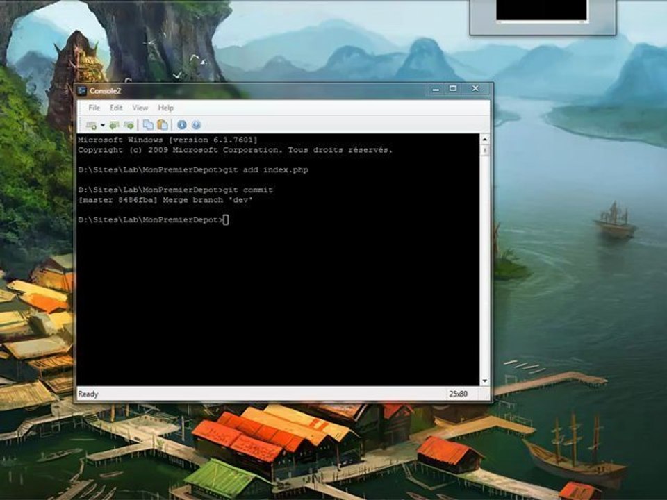 Tutoriel vidéo Internet : Github:windows
