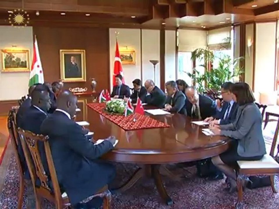 2. İstanbul Somali Konferansı Çerçevesinde İkili Görüşmeler - Burundi Devlet Başkanı