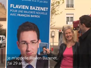 CLIP DE CAMPAGNE FLAVIEN BAZENET Législatives 2012