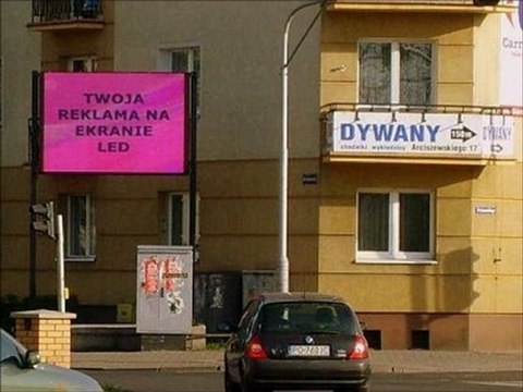 EKRAN LED POZNAŃ, ARCISZEWSKIEGO TEL.782 666 777