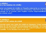 Apprendre l'espagnol en ligne - España y las tarjetas de crédito - Article_18 Niveau A1