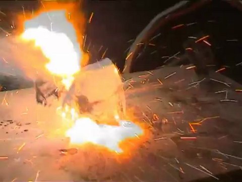 Lithium battery in ice block explodes