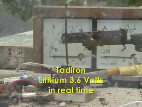 Lithium 3.6 Volts battery explosion