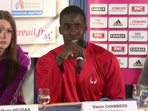 Athlétisme: Chambers, tête d'affiche du meeting de Montreuil