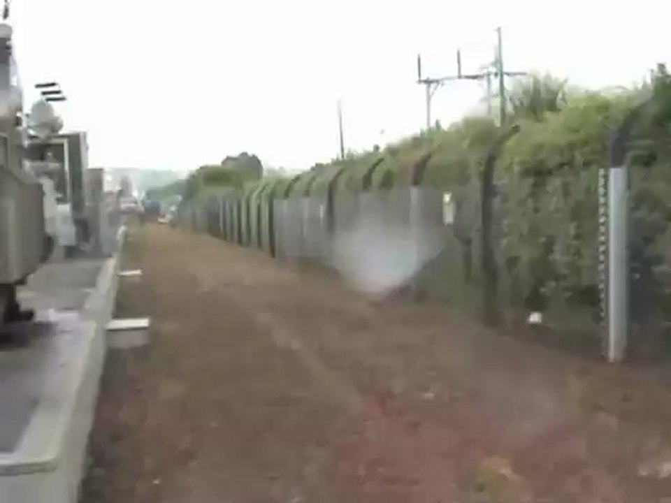 110 kV transformer switching on line