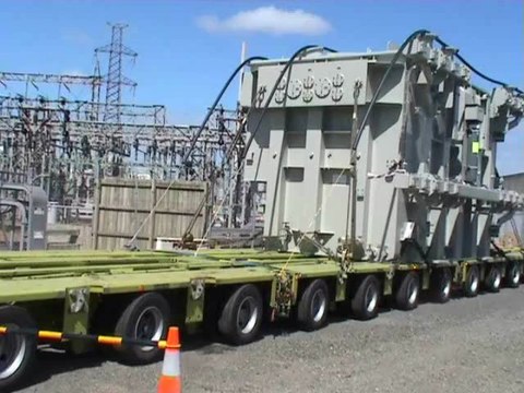 14 axles and 125 tonnes transformer
