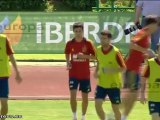 La Roja se entrena en Las Rozas antes de viajar a Polonia