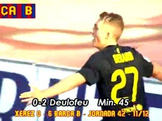 Xerez 0-6 Barça B (Gerard Goal) 3/6-12
