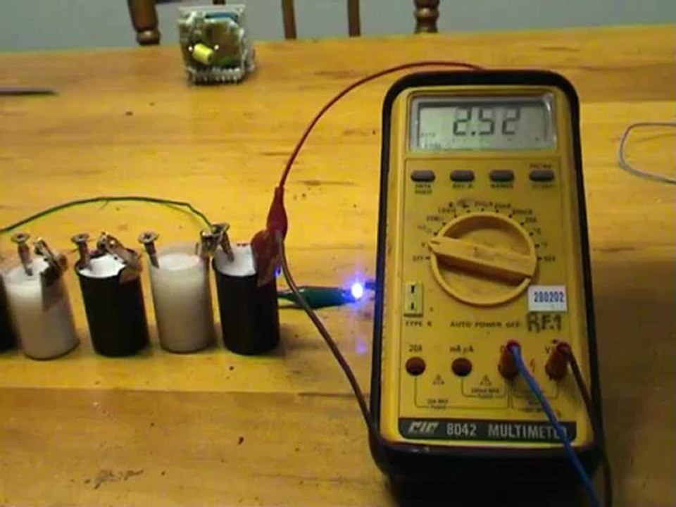 5 Cell damp salt battery