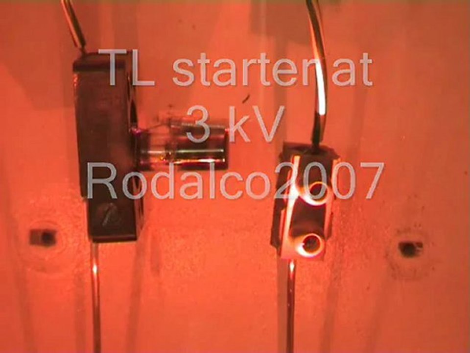 TL starter at 3000 Volts dc
