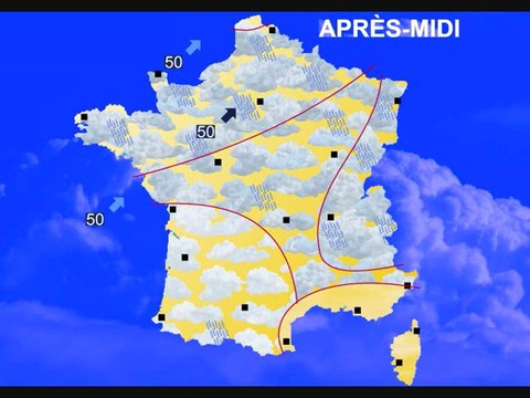 Météo 6 juin 2012: Averses, orages et fraîcheur !