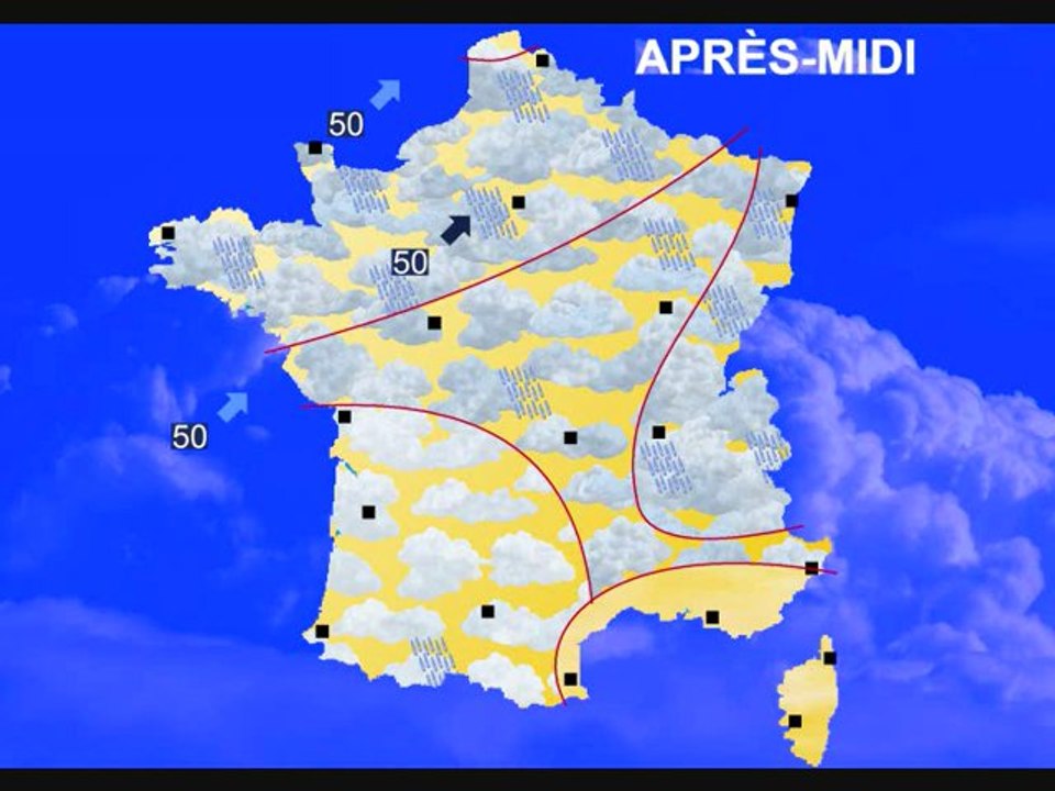 Météo 6 juin 2012: Averses, orages et fraîcheur !