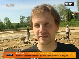 Des fouilles sur le chantier du Grand Stade (Lyon)