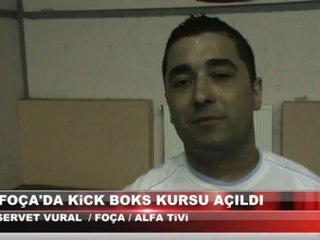 Foça'da Kick Boks Kursu Açıldı