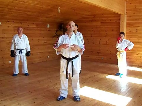 stage karaté contact jacky, kevin et jordan