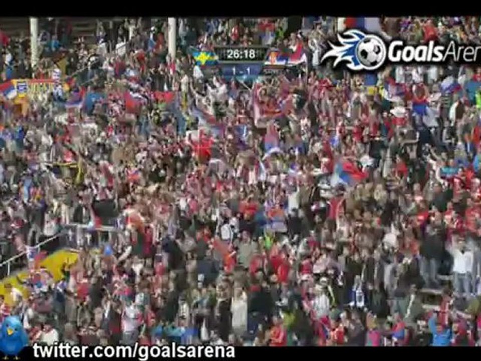 Sweden 2-1 Serbia (Friendly)