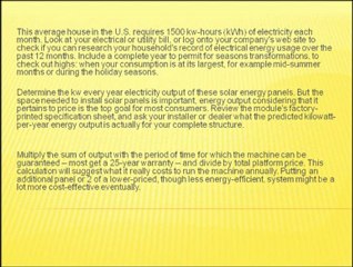 In the United States Increases use of Solar Energy