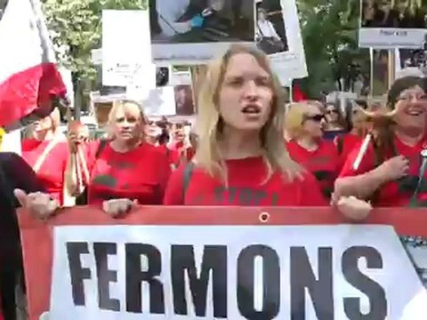 Marche pour la fermeture des abattoirs