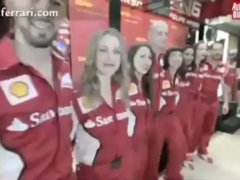 Video: Alonso y Gené inauguran dos Ferrari Store en Madrid
