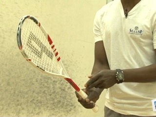 Leçon Squash: prise de raquette