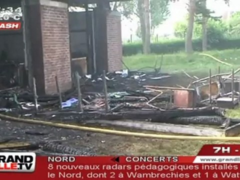 Incendie de l'Ecole Camus : MF Delannoy réagit (Tourcoing)