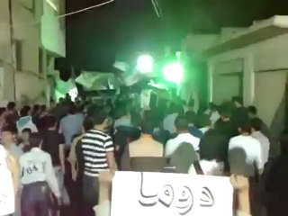 Syria فري برس دمشق حي برزة  يلي بدو يتحدى ى  5 6 2012 Damascus