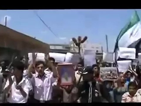 Syria فري برس ادلب جسرالشغور البشيرية جمعة اطفال الحولة مشاعل النصر 1 6 2012 ج2 Idlib