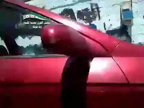 Syria فري برس ريف دمشق الكسوة المحتلة إضراب عام بنسبة 100% في المدينة 31 5 2012 ج1 Damascus