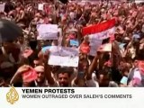 Yemeni women continue protests