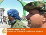 Libyan rebels claim control over Ajdabiya
